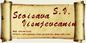 Stoisava Višnjevčanin vizit kartica